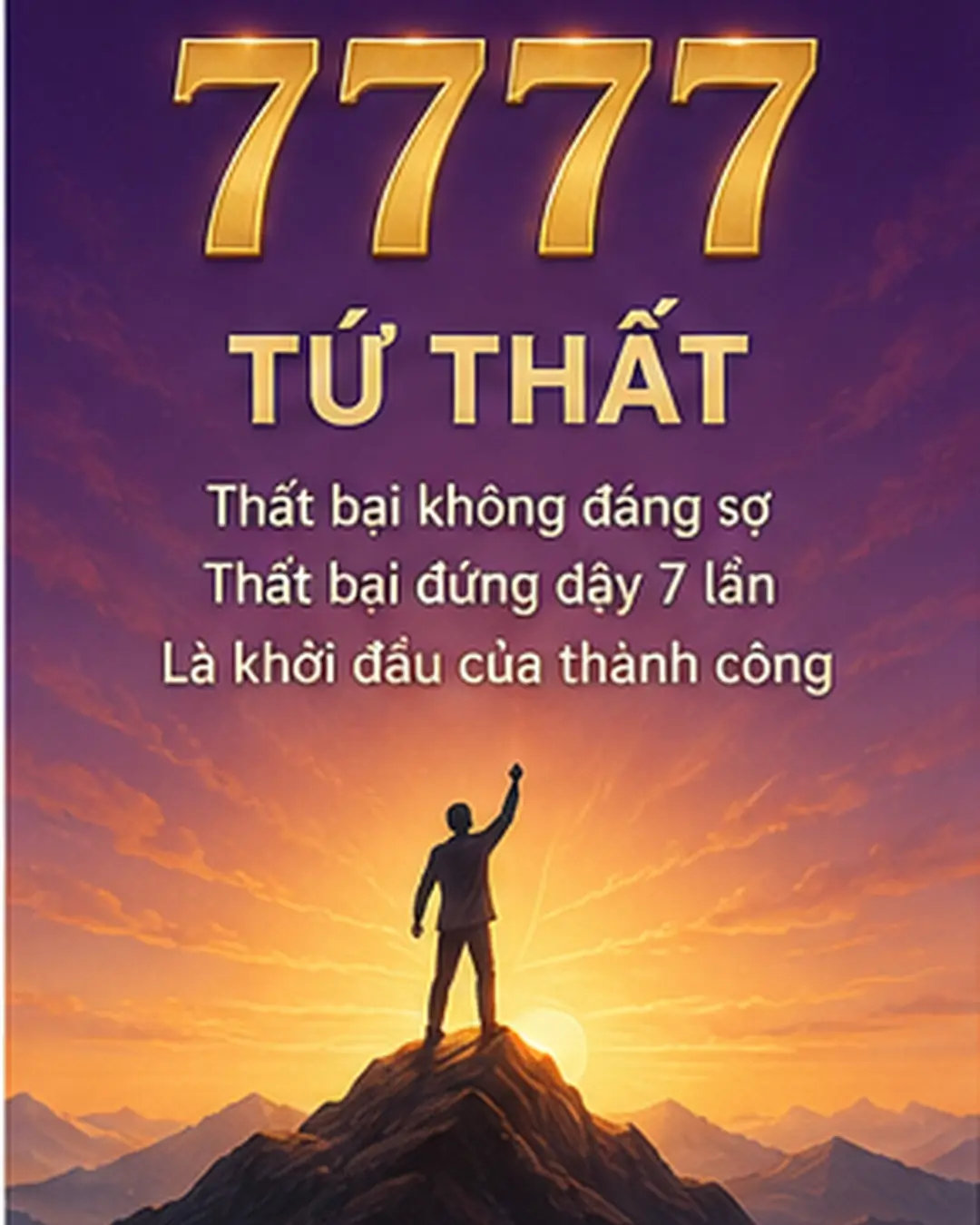 Ý nghĩa số 7777 – Tứ quý 7: chữ “Thất” và cách người Việt nhìn số 7