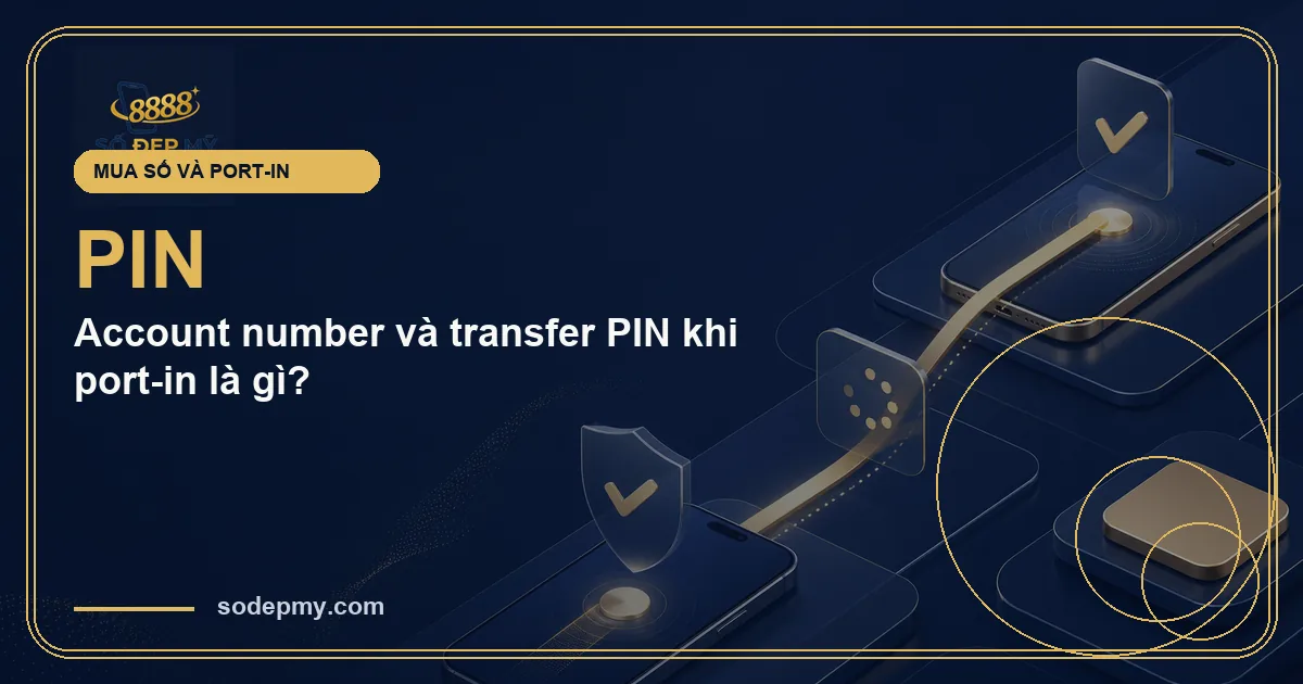 Account number và transfer PIN khi port-in là gì?