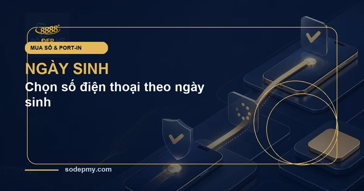 Chọn số điện thoại theo ngày sinh