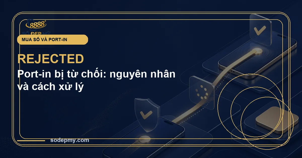 Port-in bị từ chối: nguyên nhân và cách xử lý