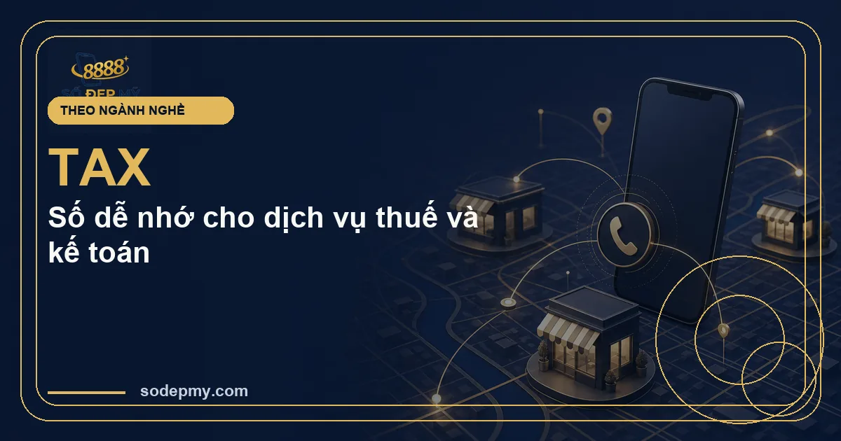 Số dễ nhớ cho dịch vụ thuế và kế toán