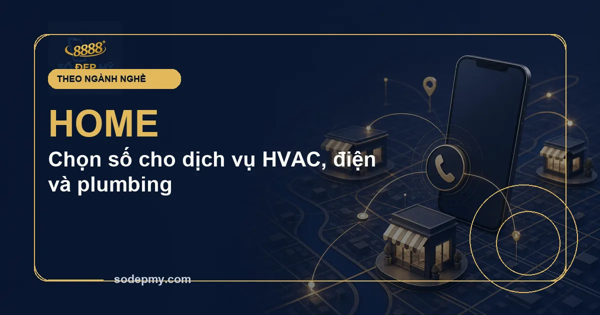 Chọn số cho dịch vụ HVAC, điện và plumbing