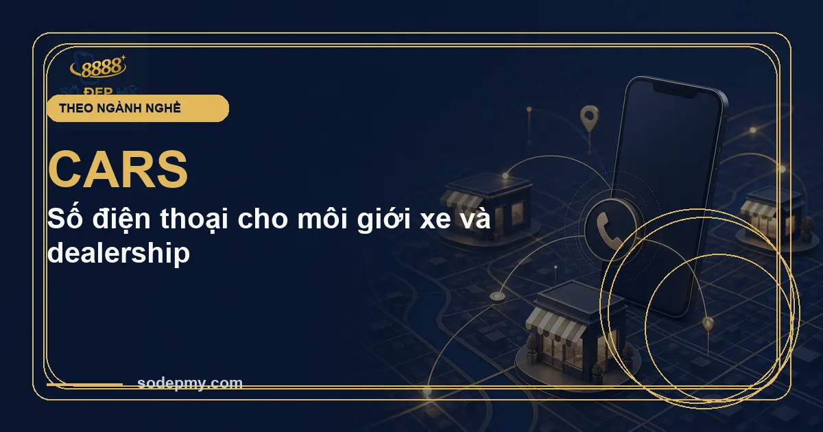Số điện thoại cho môi giới xe và dealership