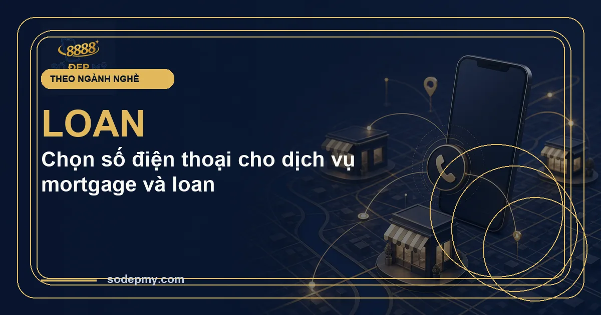 Chọn số điện thoại cho dịch vụ mortgage và loan