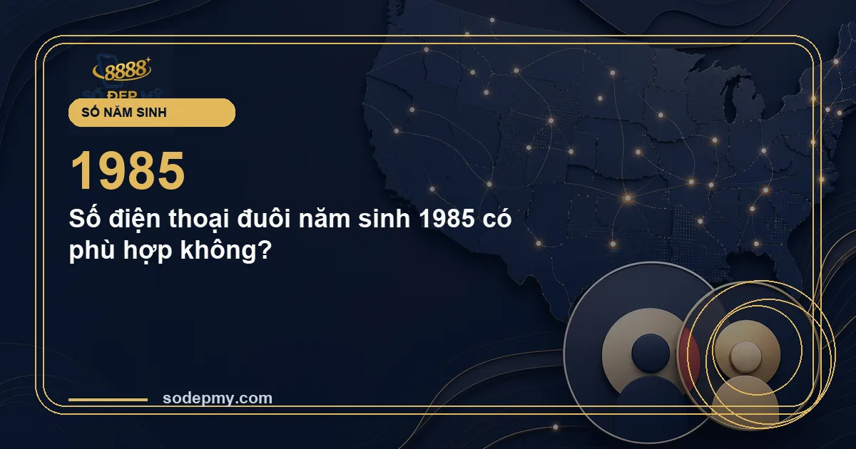 Số điện thoại đuôi năm sinh 1985 có phù hợp không?
