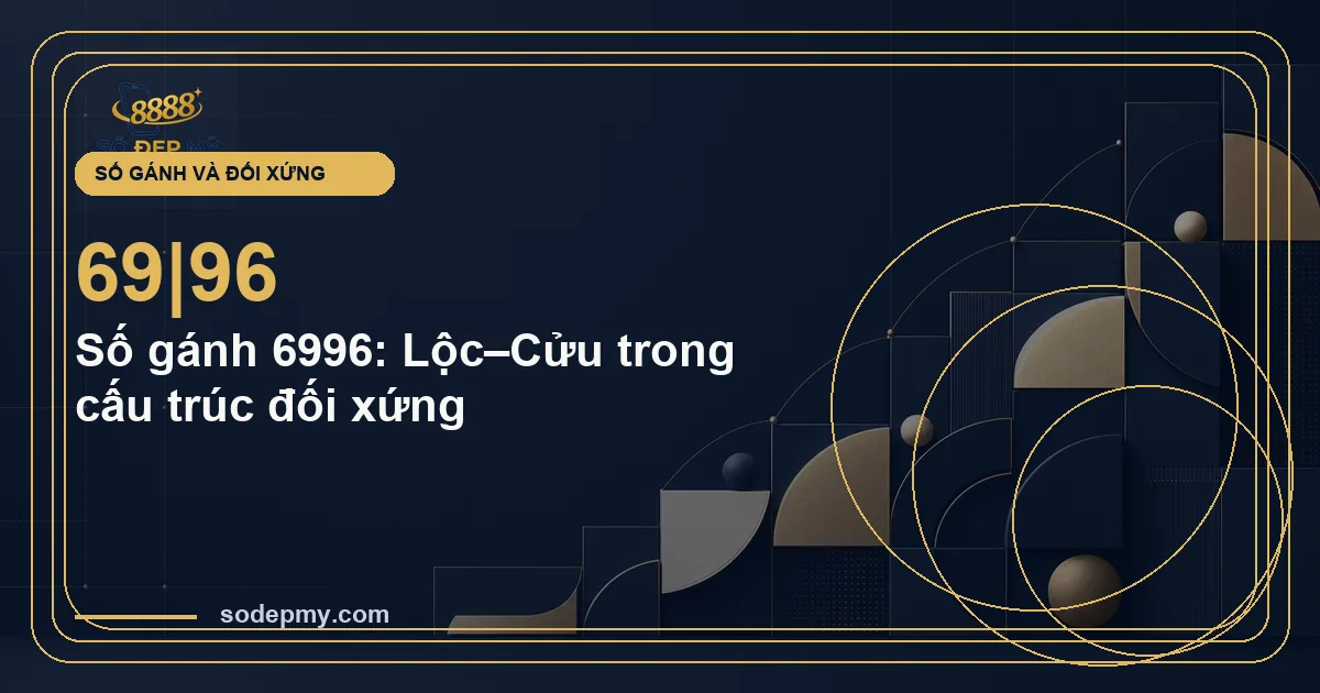 Số gánh 6996: Lộc–Cửu trong cấu trúc đối xứng