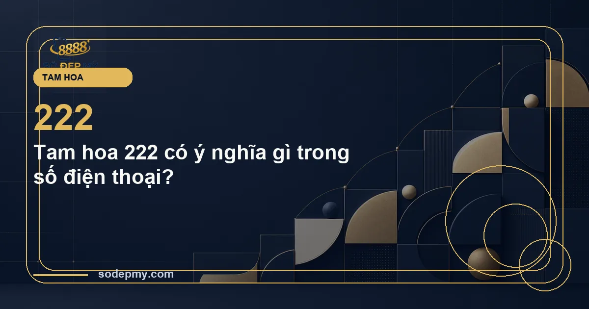 Tam hoa 222 có ý nghĩa gì trong số điện thoại?