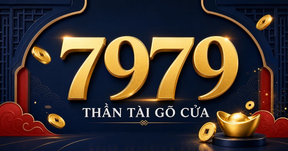 Ý nghĩa số 7979 – Thần Tài lớn lặp đôi, vì sao người Việt thích?